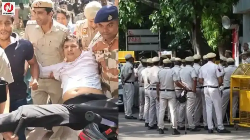 जंतर-मंतर पर प्रदर्शन को लेकर सुरक्षा बढ़ी, सौरभ भारद्वाज हिरासत में, 11 मेट्रो स्टेशनों पर एंट्री-एग्जिट बंद