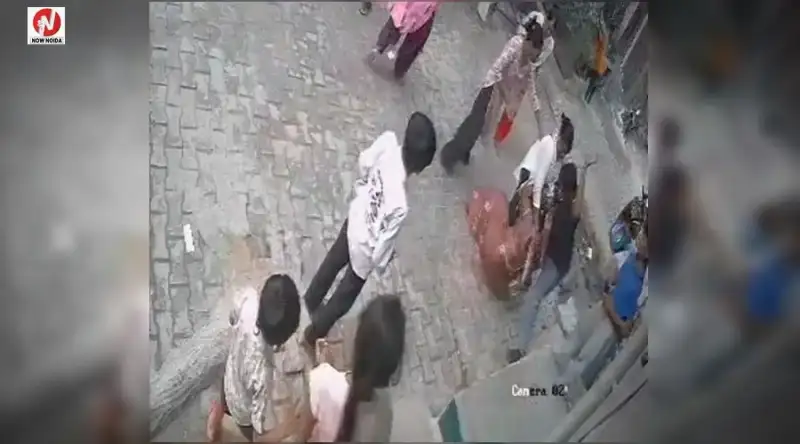 नोएडा के चोटपुर में नाली की सफाई को लेकर विवाद, महिला से मारपीट का वीडियो सोशल मीडिया पर वायरल